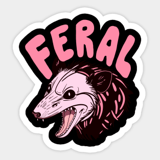 Feral Sticker